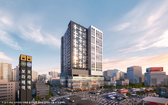 동작 보라매역프리센트 투시도